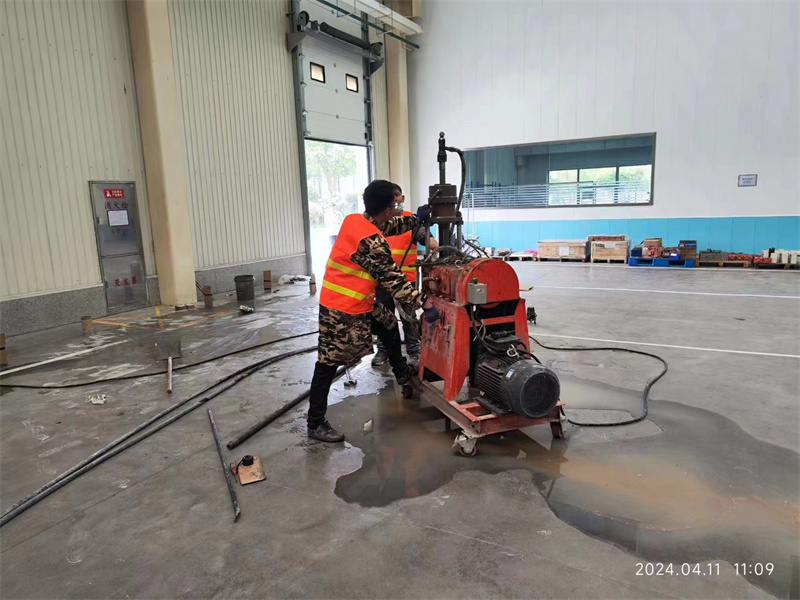 茌平厂房地面下沉塌陷注浆加固施工